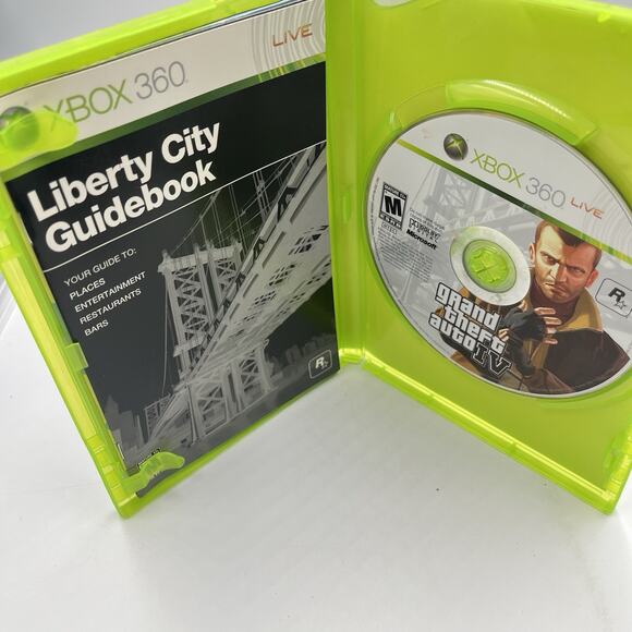 Grand Theft Auto IV GTA 4 (2008) - Xbox 360 - Complete W/ Manual and Map - Picture 3 of 7